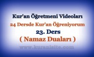 Kur’an Öğretmeni Videoları 23. DERS