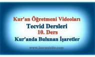 Tecvid dersleri 10. Ders, Kur’anda Bulunan İşaretler
