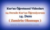Kur’an Öğretmeni Videoları 14. DERS