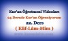 Kur’an Öğretmeni Videoları 22. DERS